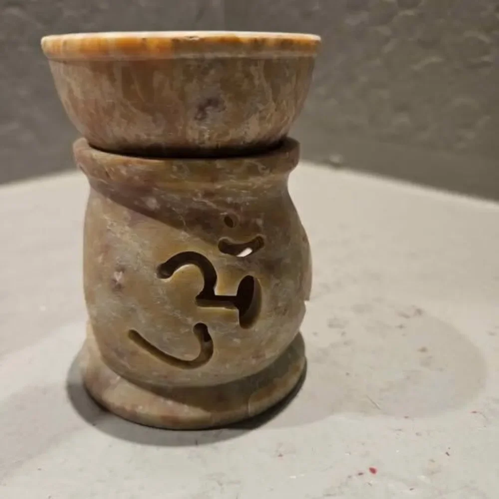 Soapstone Om Oil Diffuser
